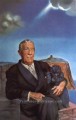 Portrait of Chester Dale and His Dog Coco 1958 Cubism Dada Surrealism Salvador Dali
